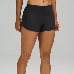 lululemon Speed Up Mid-Rise Short 4" *Unlined in Black